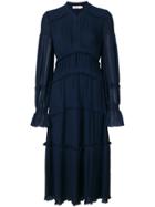 Tory Burch Tiered Peasant Dress - Blue