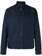 Zipped Jacket - Men - Cotton/nylon/viscose - S, Blue, Cotton/nylon/viscose, Paul By Paul Smith
