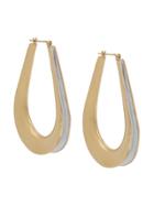 Annelise Michelson Ellipse S Hoop Earrings - Gold