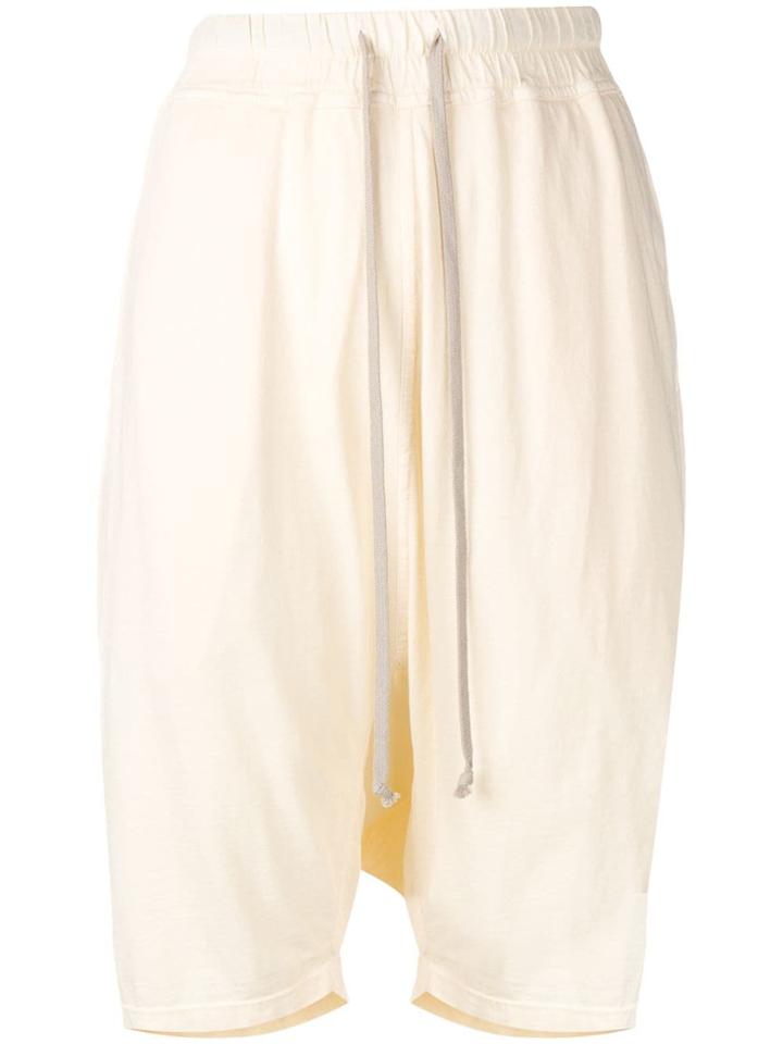 Rick Owens Drkshdw Drop-crotch Track Shorts - Neutrals
