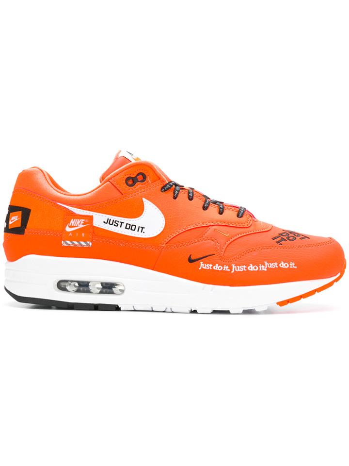 Nike Patchwork Designed Sneakers - Yellow & Orange