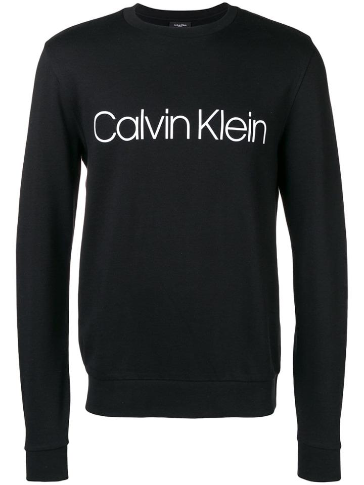 Calvin Klein Jeans Est. 1978 Logo Print Sweatshirt - Black