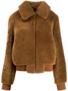 Liska Fluffy Jacket - Brown