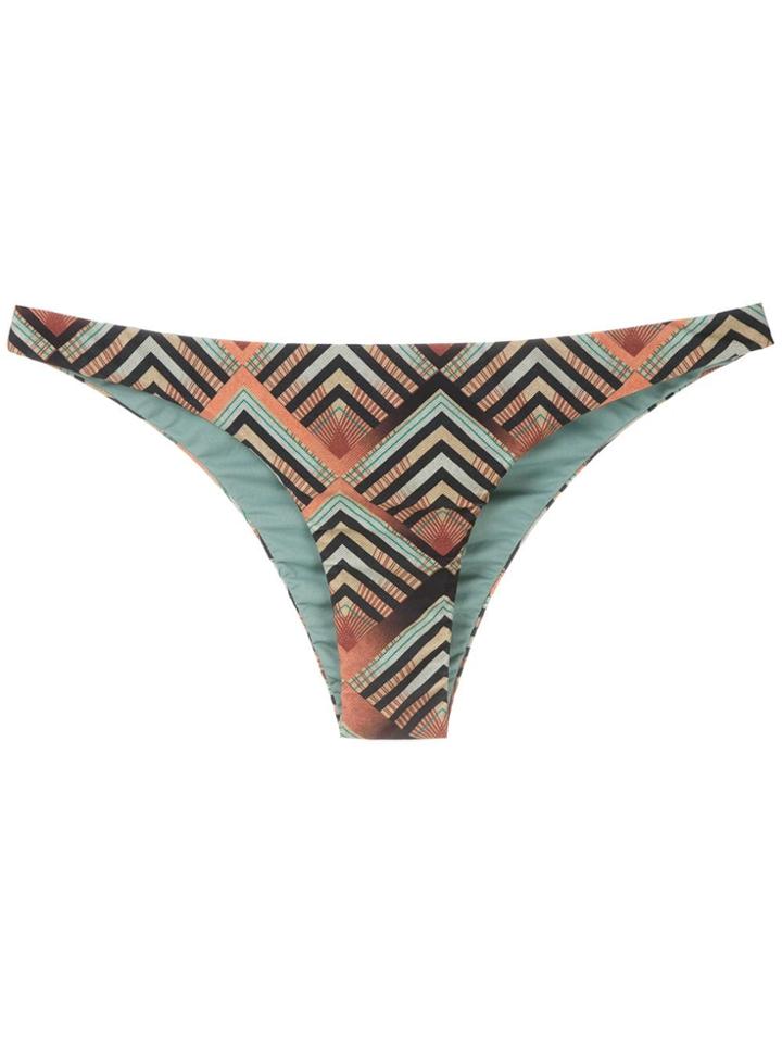 Lygia & Nanny Tina Printed Bikini Bottom - Orange
