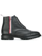 Thom Browne Lace-up Ankle Boots - Black