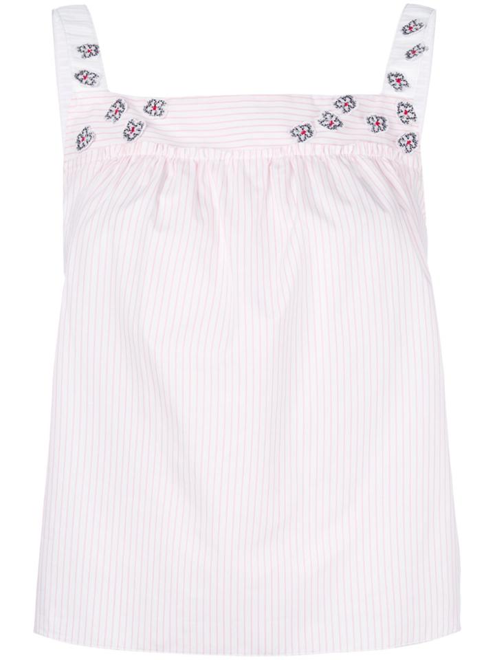 Jimi Roos Floral Print Tank Top - Pink & Purple