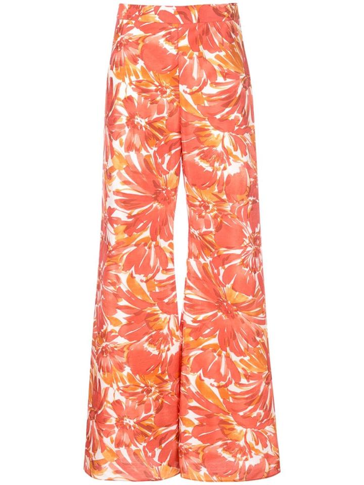 Alexis Water Color Trousers - Orange