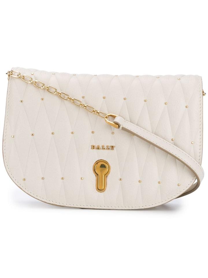 Bally Quilted Mini Bag - Neutrals