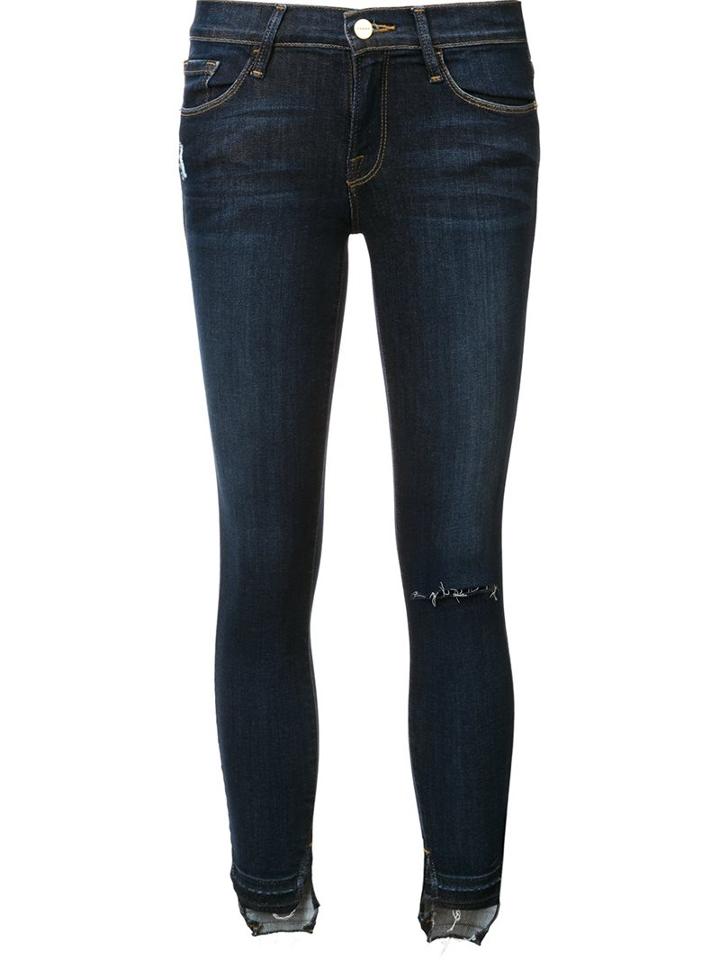 Frame Denim 'le Skinny De Jeanne' Jeans, Women's, Size: 25, Blue, Cotton/polyester/spandex/elastane/tencel