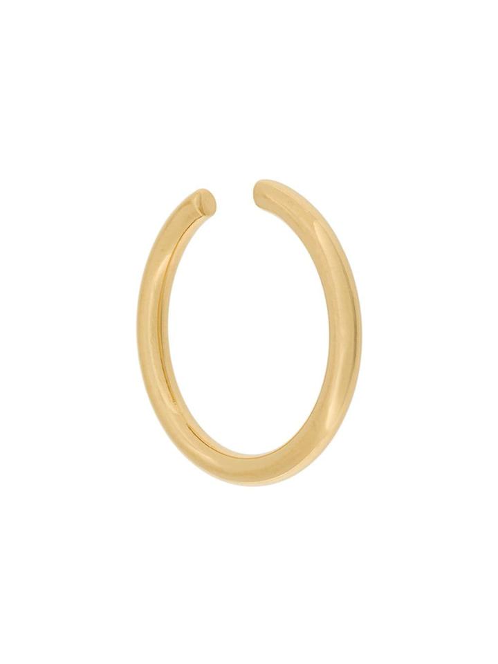 Maria Black Twin Maxi Cuff Earring - Metallic