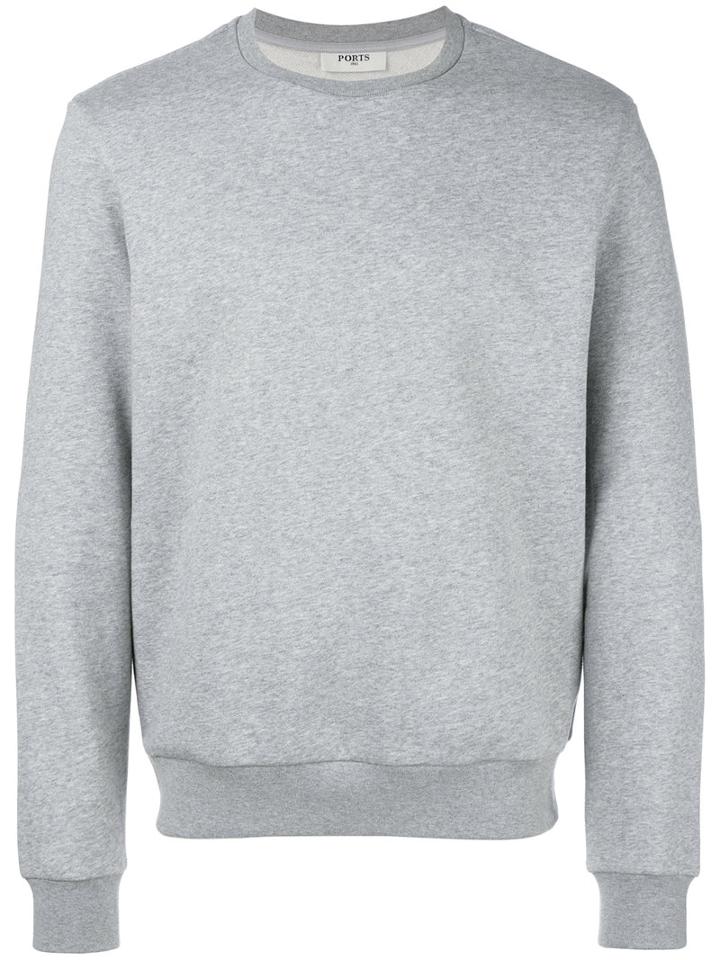 Ports 1961 - Round Neck Sweatshirt - Men - Cotton/polyester - S, Grey, Cotton/polyester