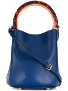 Marni Pannier Shoulder Bag - Blue