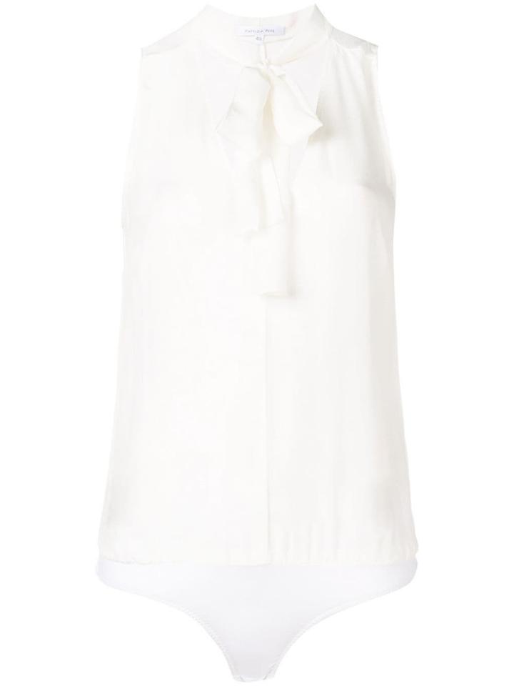 Patrizia Pepe Sleeveless Blouse - White