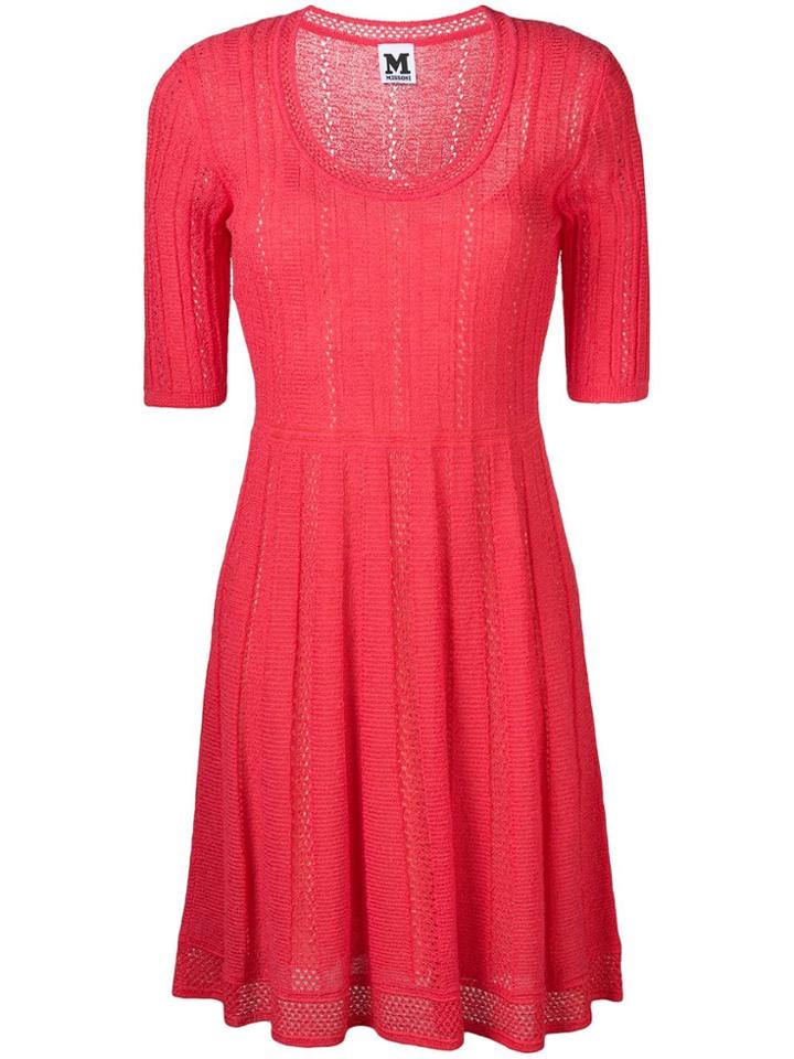 M Missoni Knitted Dress - Red