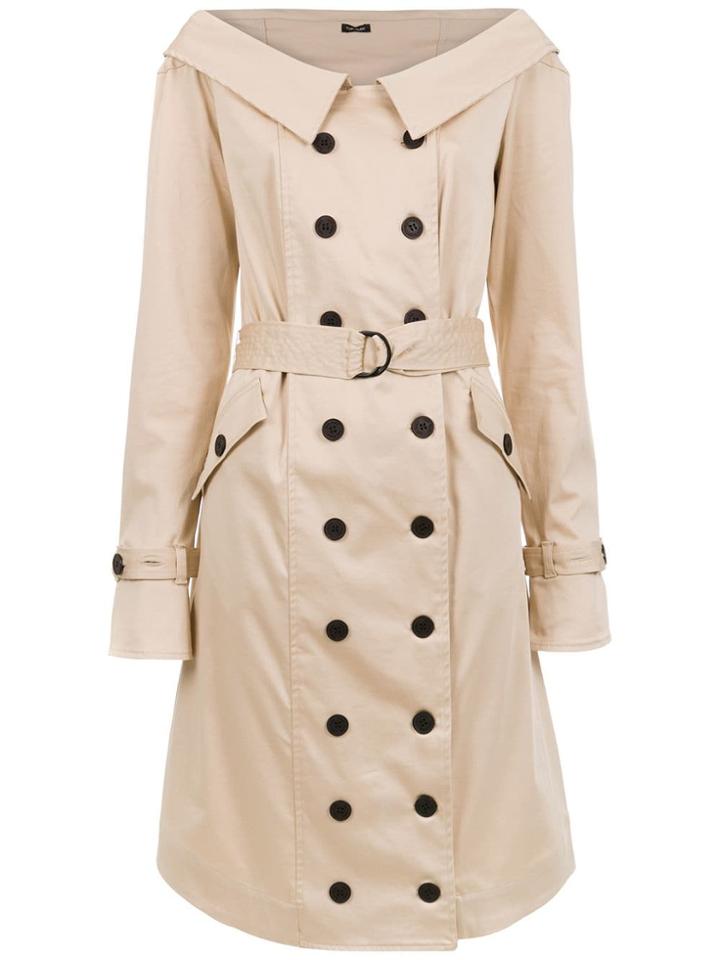 Tufi Duek Double Breasted Dress - Nude & Neutrals