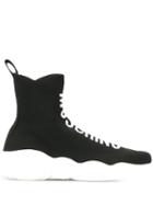 Moschino Teddy Sock Sneakers - Black