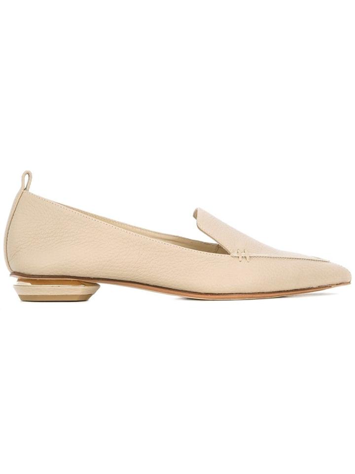 Nicholas Kirkwood 18mm Beya Loafers - Neutrals