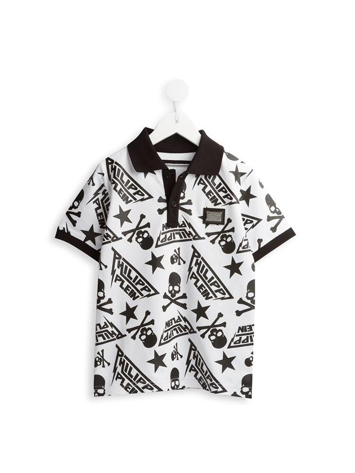 Philipp Plein Kids 'gothic' Polo Shirt