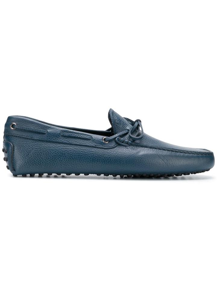 Tod's City Grommino Driving Shoes - Blue
