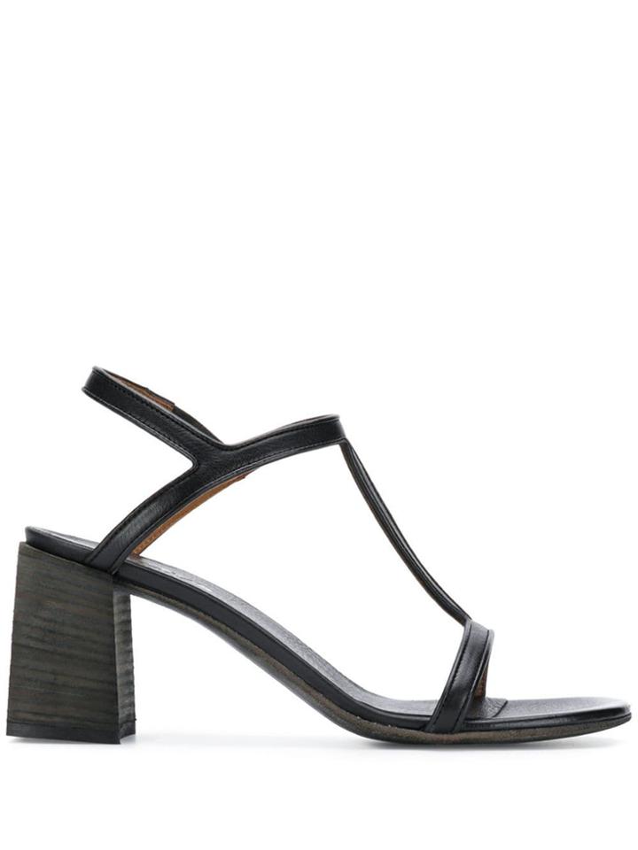 Marsèll Black Leather Sandals