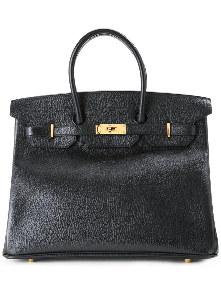 Hermès Vintage Birkin 35 Vachette Bag, Women's, Black