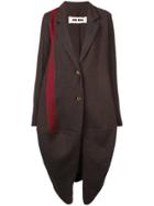 Uma Wang Oversized Midi Coat - Brown