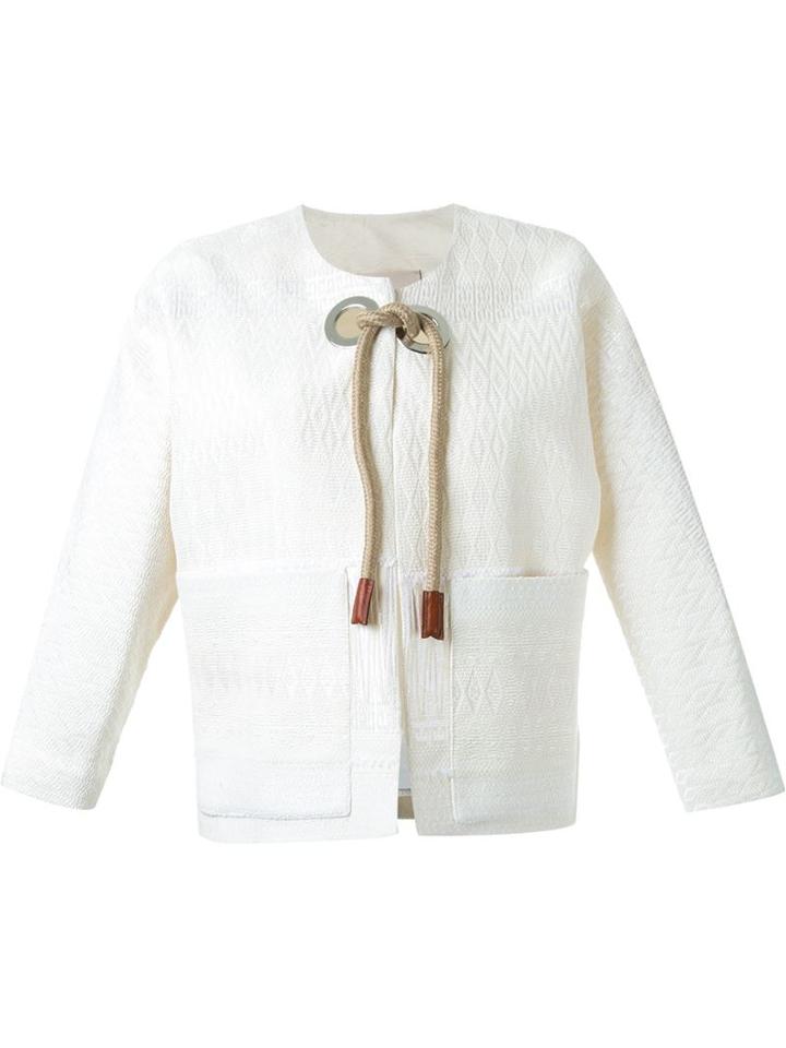 Erika Cavallini Rope Detail Coat