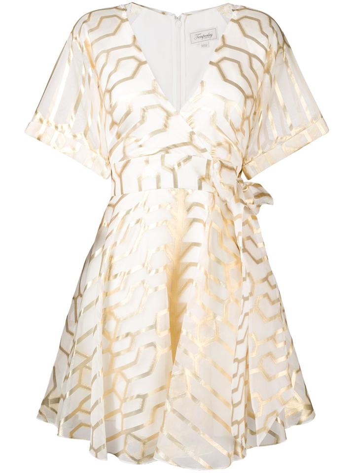 Temperley London Geometric Printed Dress - White