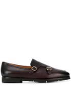 Santoni Double-strap Monk Shoes - Brown