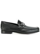 Salvatore Ferragamo Double Gancio Horsebit Loafers - Black