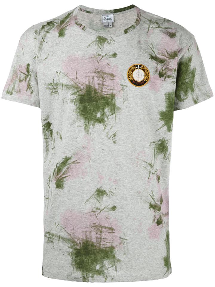 Vivienne Westwood Man Aim Patch Printed T-shirt - Grey