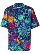 Costumein Floral Print Shirt - Blue