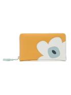 Sarah Chofakian Panelled Leather Wallet - Yellow