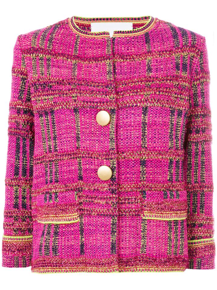 20:52 Tweed Jacket - Pink & Purple