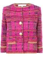 20:52 Tweed Jacket - Pink & Purple