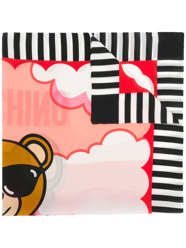 Moschino Lifeguard Teddy Scarf - Multicolour