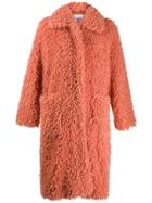 Stand Studio Bouclé Coat - Orange