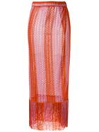 Missoni - Long Knitted Skirt - Women - Polyester/cupro/viscose - 44, Polyester/cupro/viscose
