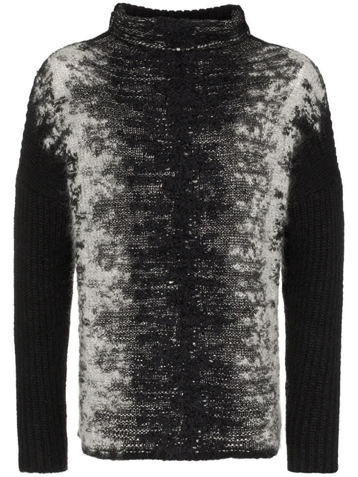 Martin Diment Intarsia Stitch Jumper - Black