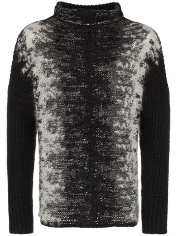 Martin Diment Intarsia Stitch Jumper - Black