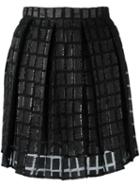 Dodo Bar Or Midi Full Skirt, Women's, Size: 42, Black, Viscose/polyester/metallic Fibre