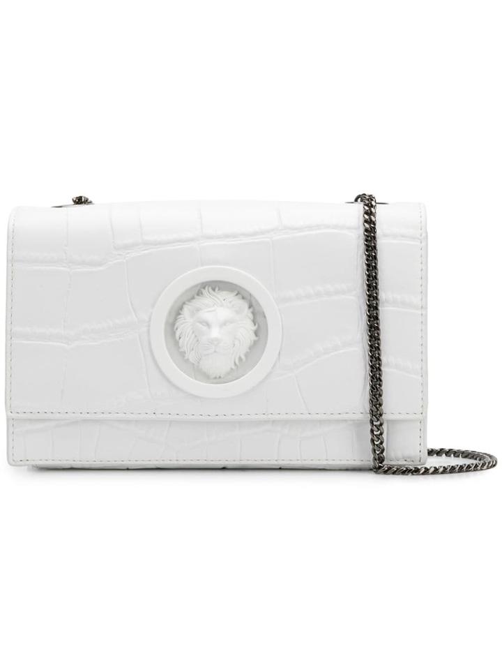Versus Lion Head Crossbody Bag - White