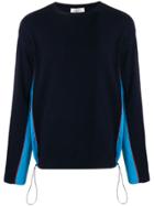 Valentino Contrast Panel Jumper - Blue