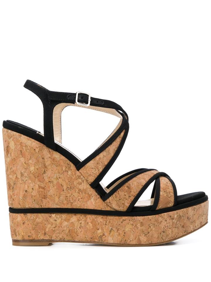 Jimmy Choo Alissa 120 Sandals - Neutrals