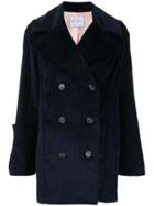 Mira Mikati Corduroy Buttoned Coat - Blue