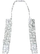 Delada Strawberry Print Detachable Sleeves - White