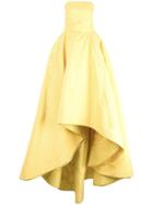 Oscar De La Renta High Low Ball Gown - Yellow