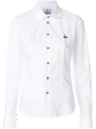 Vivienne Westwood Anglomania Logo Crest Shirt - White