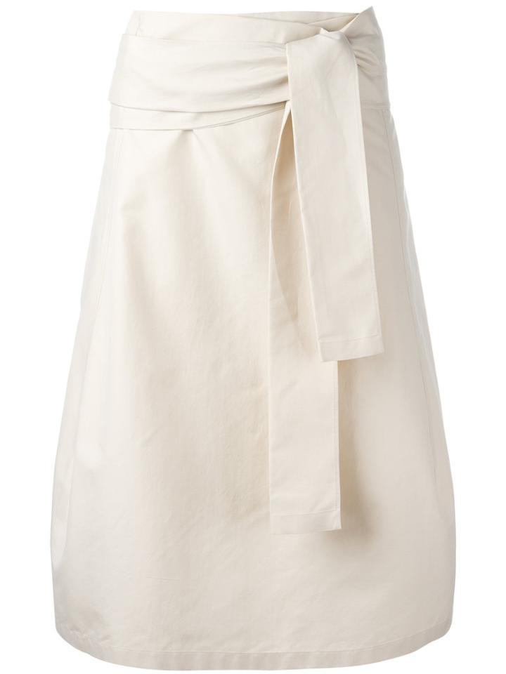 Nehera Wrap Skirt, Women's, Size: 36, Nude/neutrals, Silk/cotton/viscose
