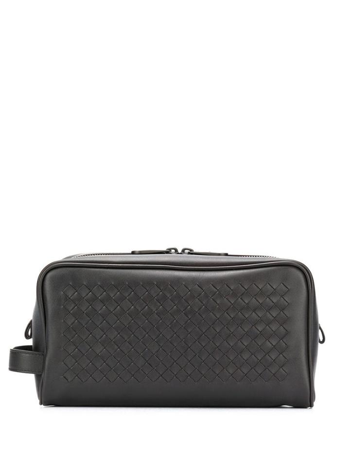 Bottega Veneta Intrecciato Wash Bag - Brown